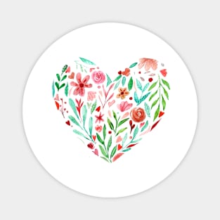 Watercolor heart Magnet